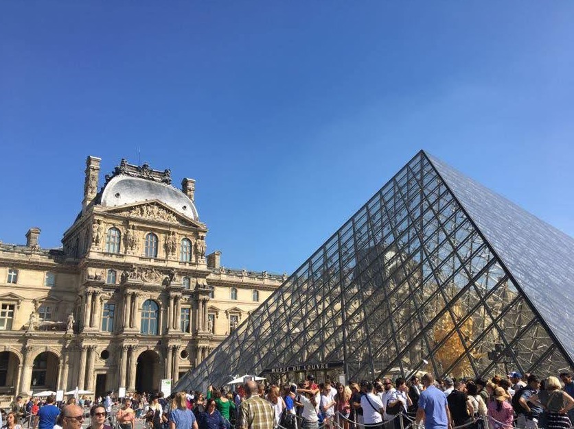 The Louvre pyramid